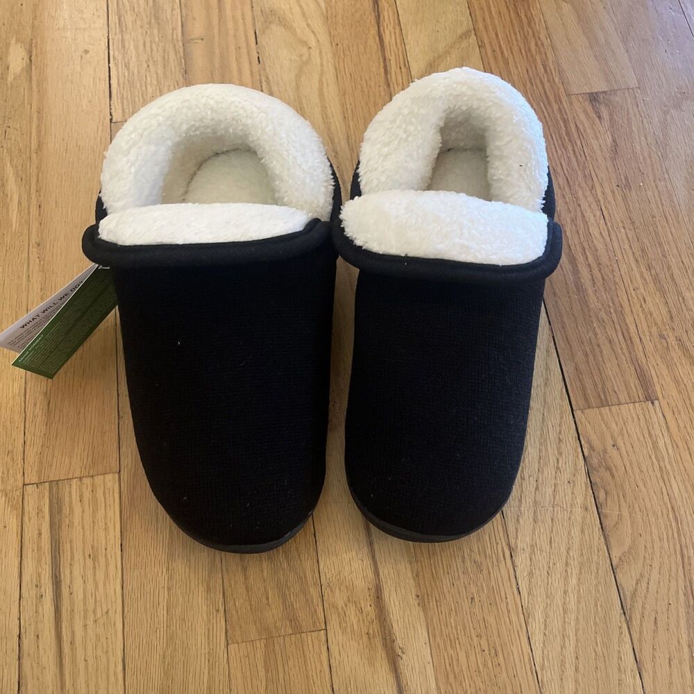 NWT Black Woman’s Vonmay   Memory Foam Slippers Size 10